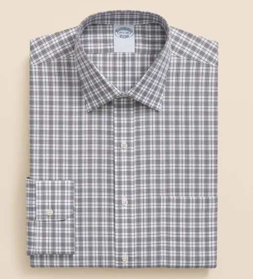 Stretch Pinpoint Oxford Check Shirt